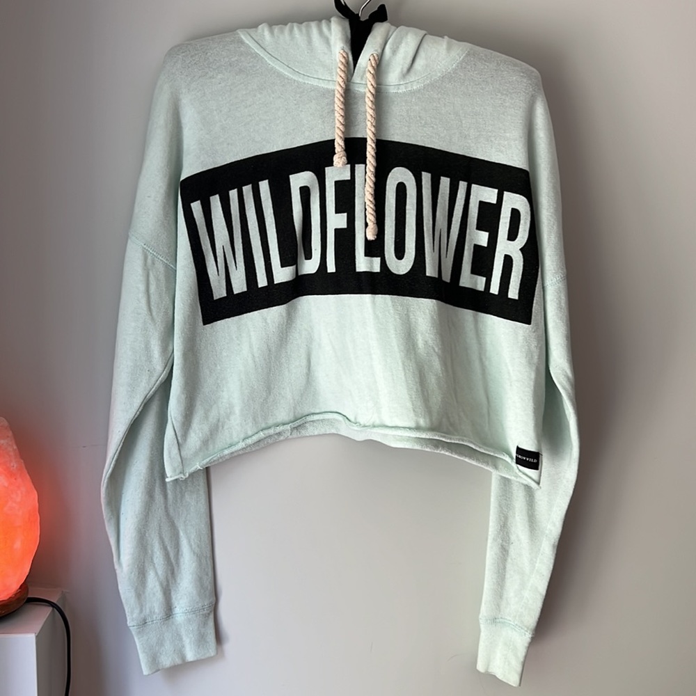 Wildflower Element crop top long sleeve tee/hoodie